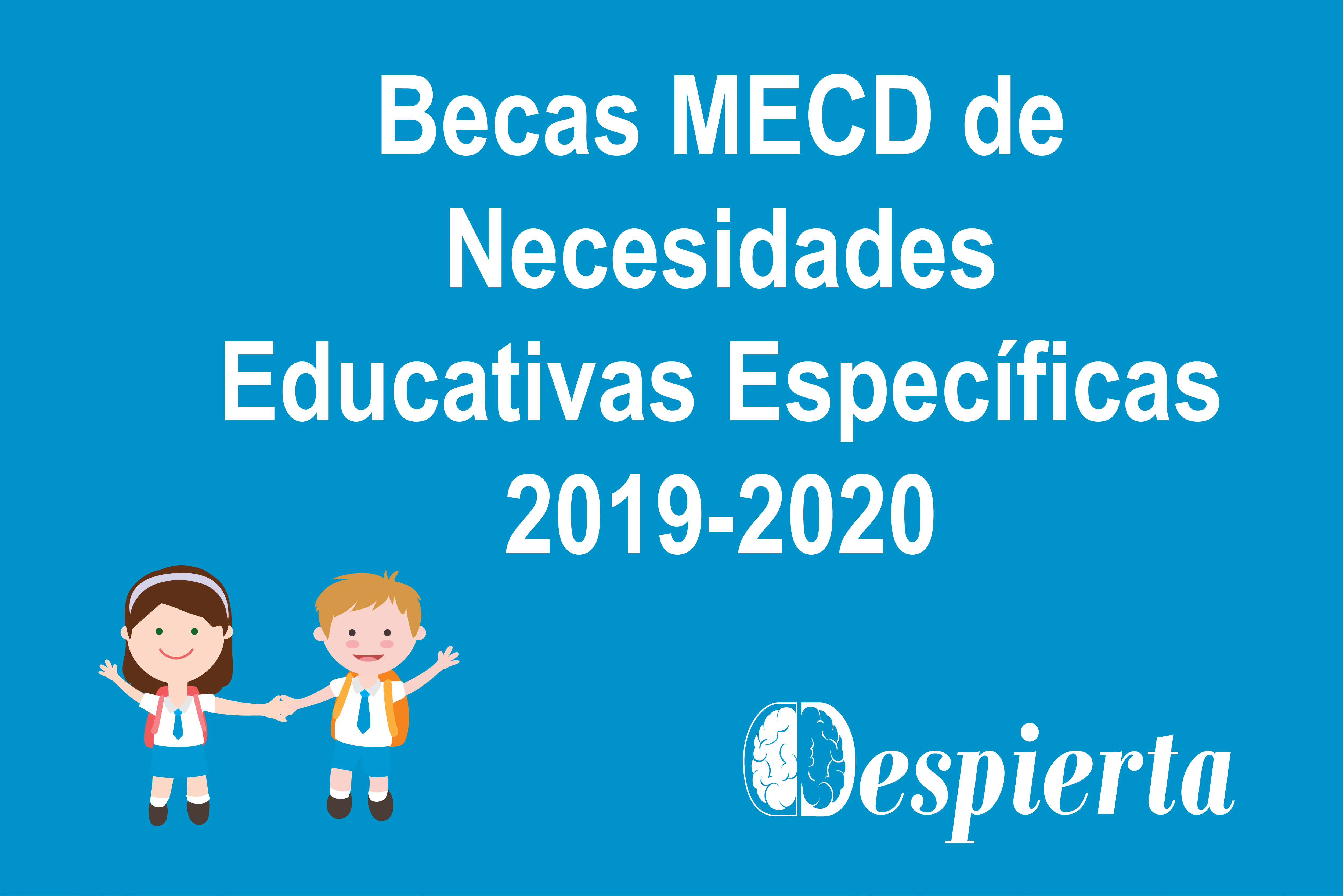 Convocatoria de las Becas MECD de Necesidades Educativas Específicas 2019-2020